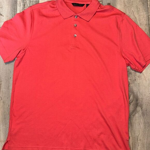 KENNETH‎ ROBERTS men’s polo shirt- size M - Picture 1 of 8
